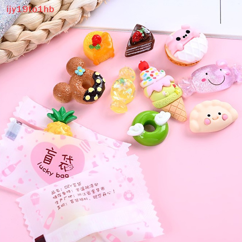 10 món đồ chơi giảm căng thẳng thực phẩm mô phỏng thu nhỏ không lặp lại đồ uống mini mới