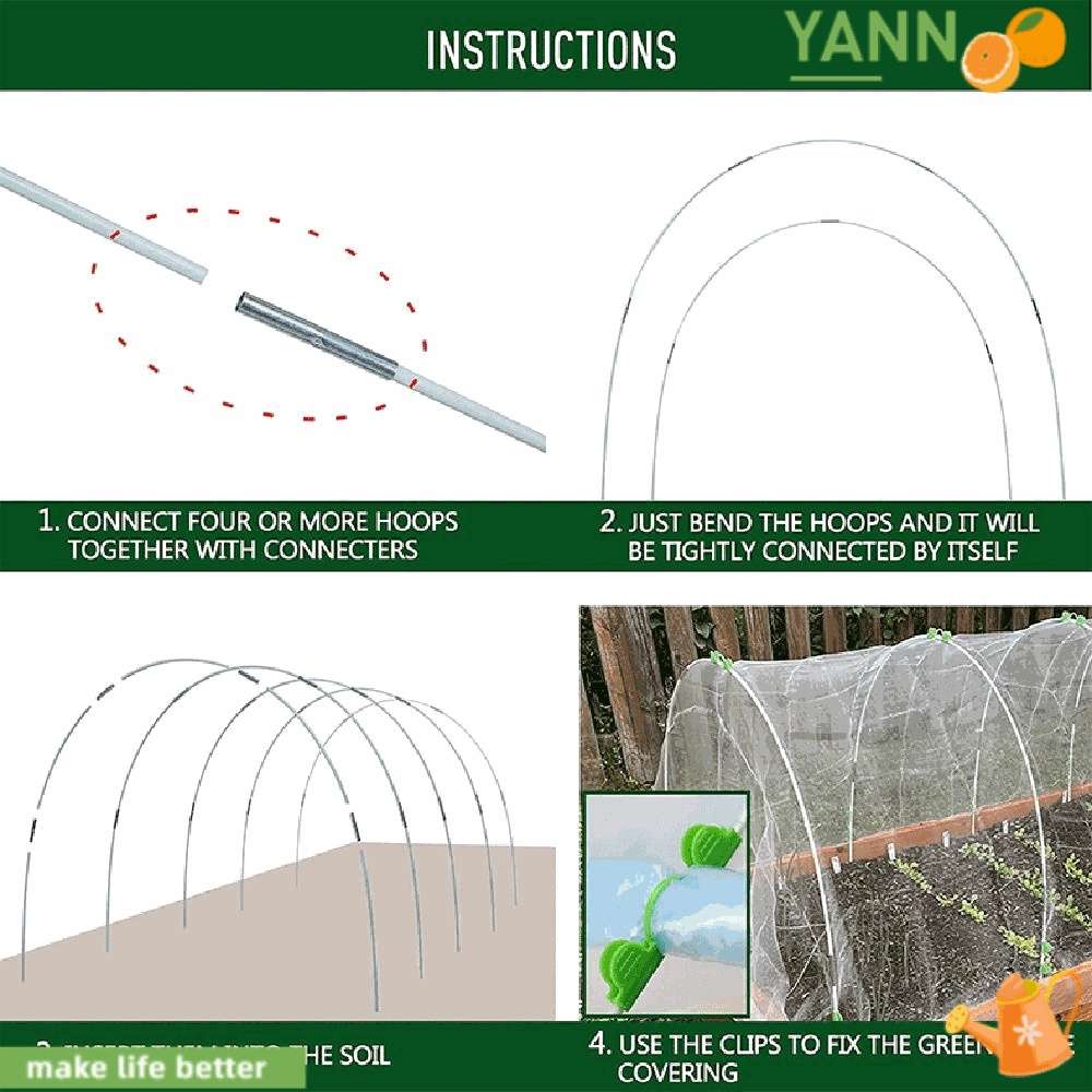 Vỏ Lưới Trồng Cây Không Gỉ 1 Hàng Tiện Lợi Dành Cho Nhà Kính