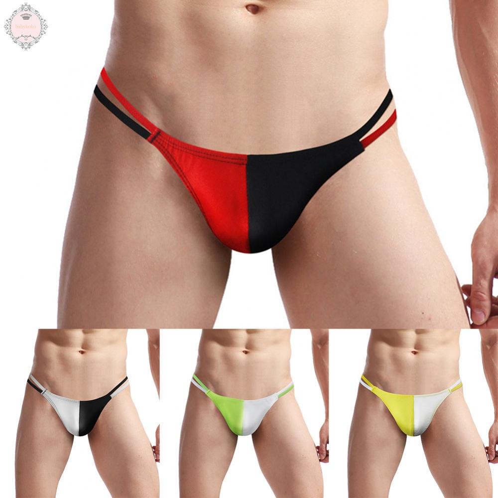 Quần Lót Nam Lọt Khe Lưng Thấp Dây Nylon Thoáng Khí