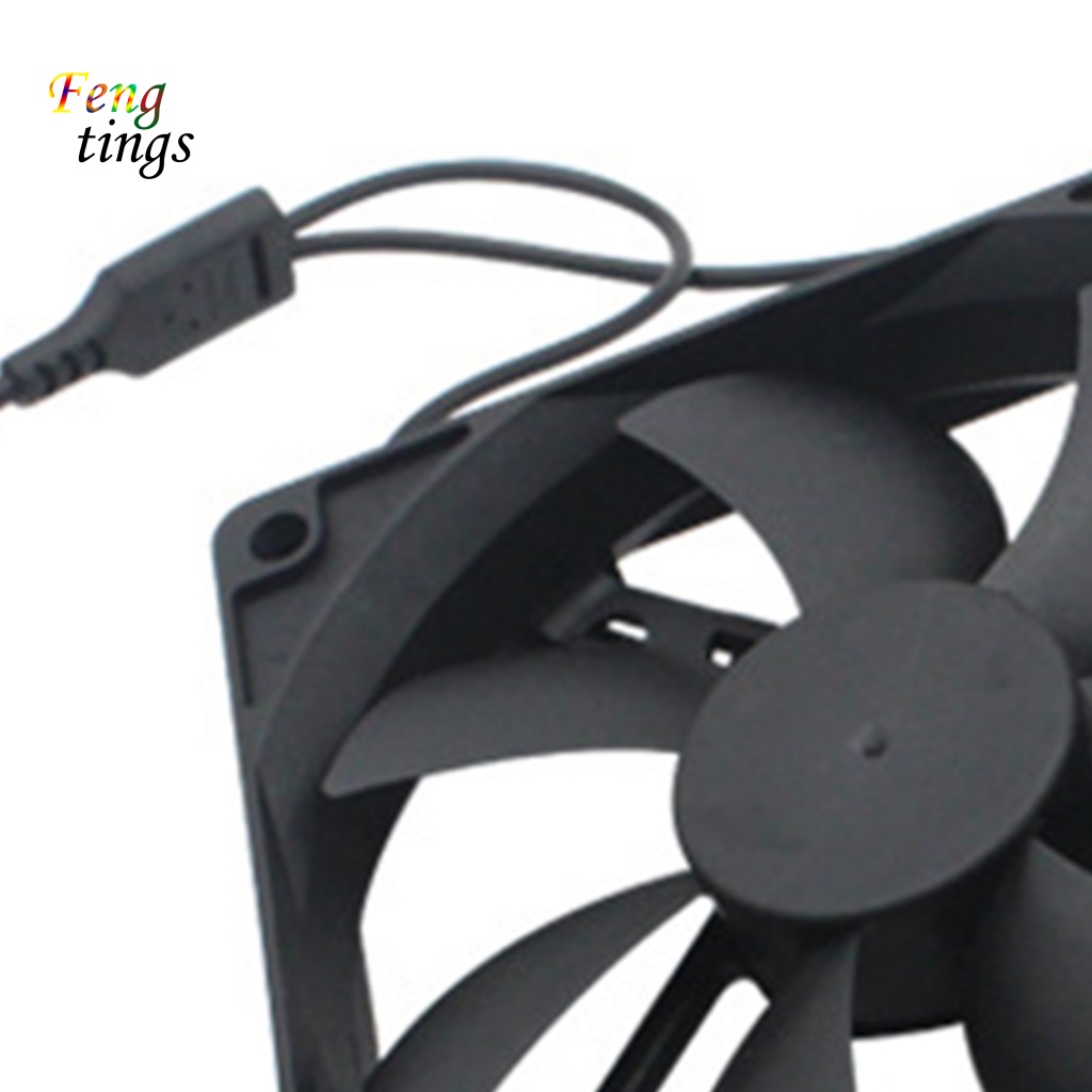 Quạt Tản Nhiệt USB Màu Đen 12cm Dành Cho Bộ Định Tuyến Máy Tính