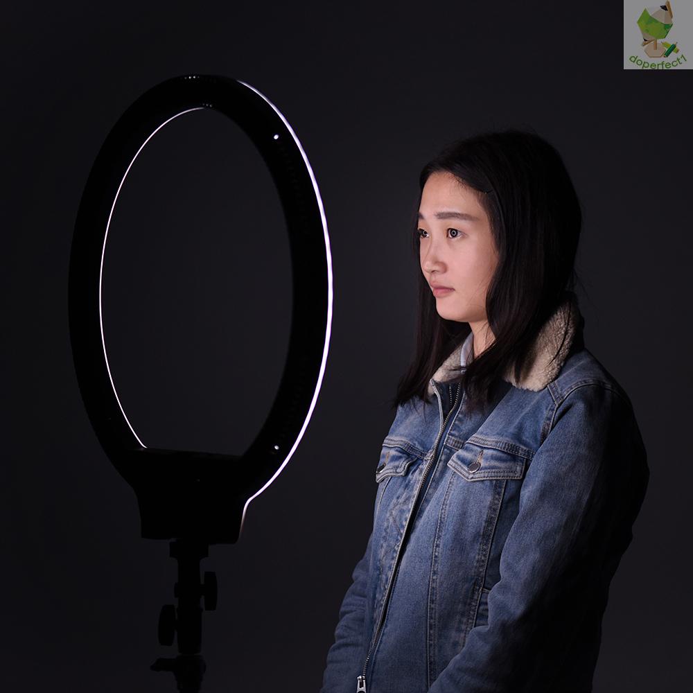 YONGNUO YN308 3200K~5500K Bi-Color Temperature Wireless Remote LED Ring Video Light Annular and Frameless Appearance Des   Came-6.5