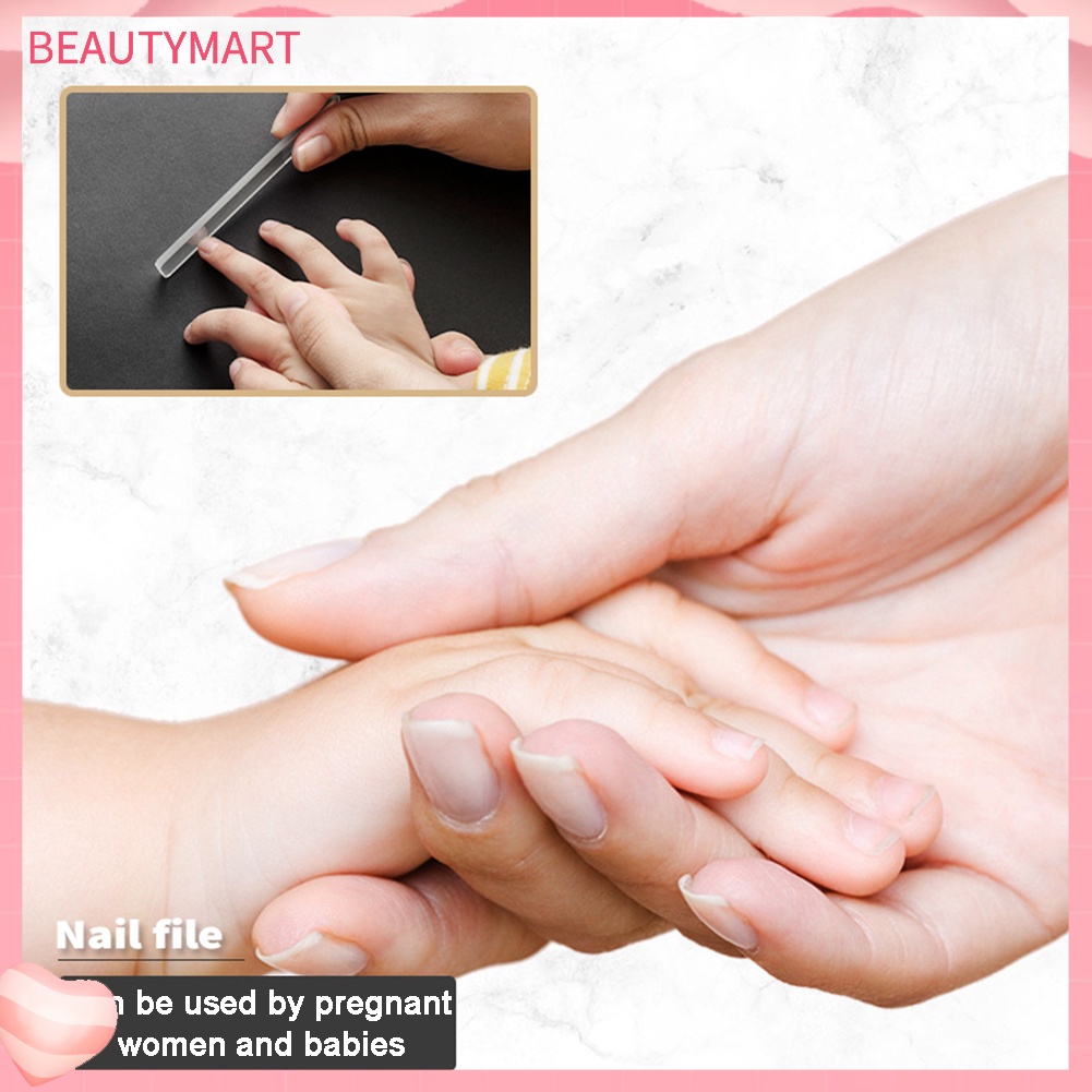 Bộ 3 Cây Dũa Móng Tay Mặt Kính Tiện Dụng