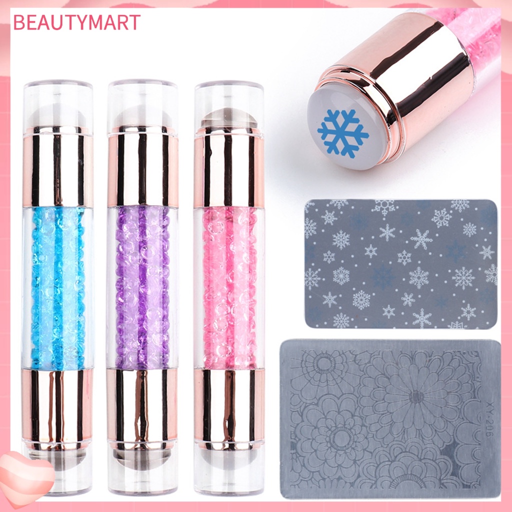 Bộ Dụng Cụ In Hình Móng Tay Hai Đầu Bằng Silicone