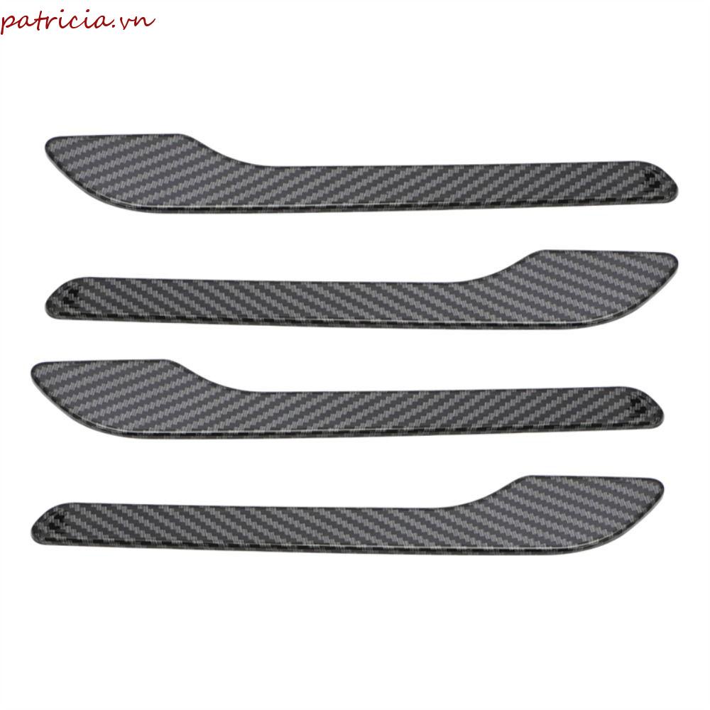 Bộ 4 Miếng Dán Tay Nắm Cửa Xe Hơi Chống Trầy Bằng Sợi Carbon Thông Dụng Mẫu 3 Y 2017-2022