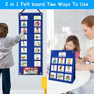 Visual Schedule for Home Day Night Autism Routine Chart Cards Visual Wall Planner Chore Chart for Daily Kids Toddler
