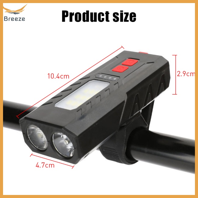 Đèn Pha Led Gắn Phía Trước Xe Đạp An Toàn Tiện Dụng