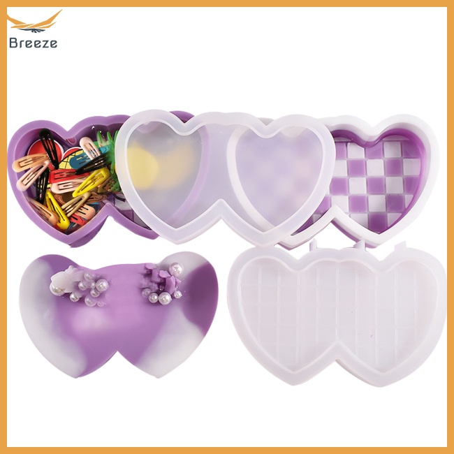 Khuôn Silicone Làm Hộp Trang Sức Chịu Nhiệt Độ Cao Diy