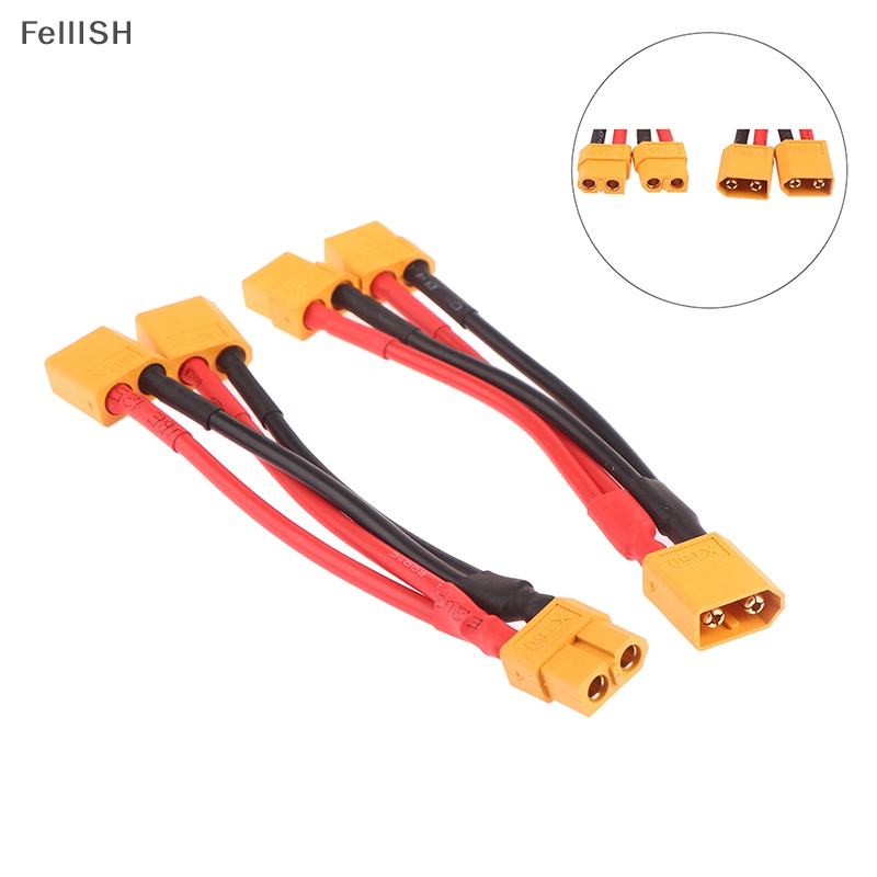 Dây Cáp Chia 3 Chiều 14AWG XT60 Song Song Nối Cổng Male Female Cho Động Cơ Điều Khiển Từ Xa 439br