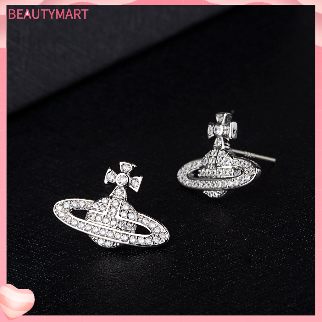 Set 2 Khuyên Tai Đính Đá Hình Hành Tinh Dễ Phối Đồ Thời Trang Dự Tiệc Cho Nữ