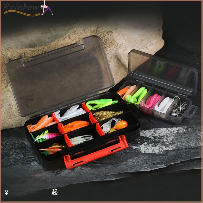 Hộp 75 / 35 Mồi Giun Mềm Giả Câu Cá Nước Mặn