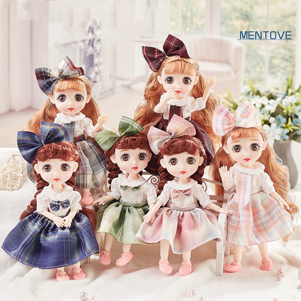 Búp Bê JK Mặc Đầm Nhám 24CM Biểu Tượng Cảm Xúc Đẹp Mắt