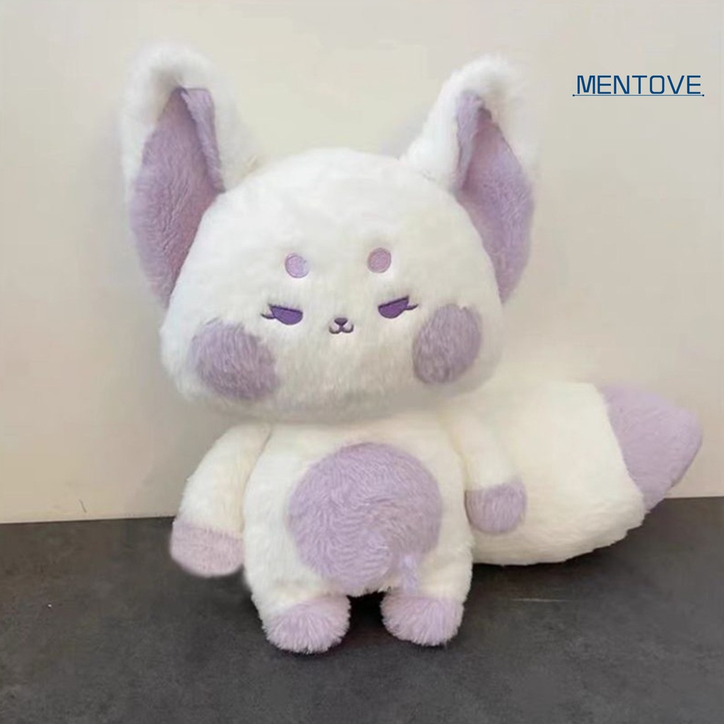 Thú Nhồi Bông Hình Cáo Đuôi To 60 / 100cm Bằng Cotton PP Mềm Mại Làm Quà Sinh Nhật Cho Bé