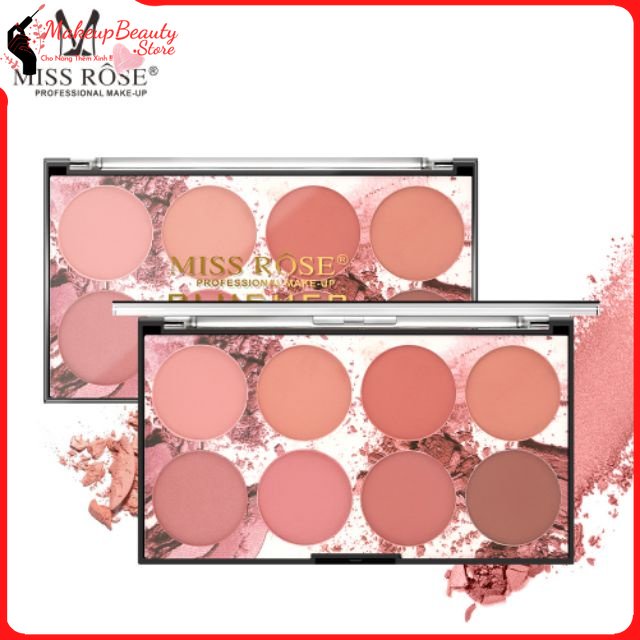 Bảng má 8 màu Miss rose MS 607 [ MakeupBeauty.Store Cho Nàng Thêm Xinh ]