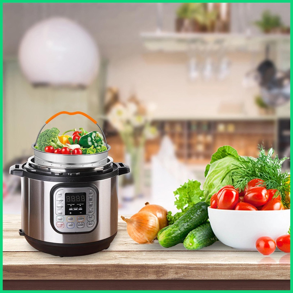 Rổ Hấp Bánh Mì Bằng Thép Không Gỉ Có Lưới Lọc Thiết Kế Tripod Cho Pasta Jwvn