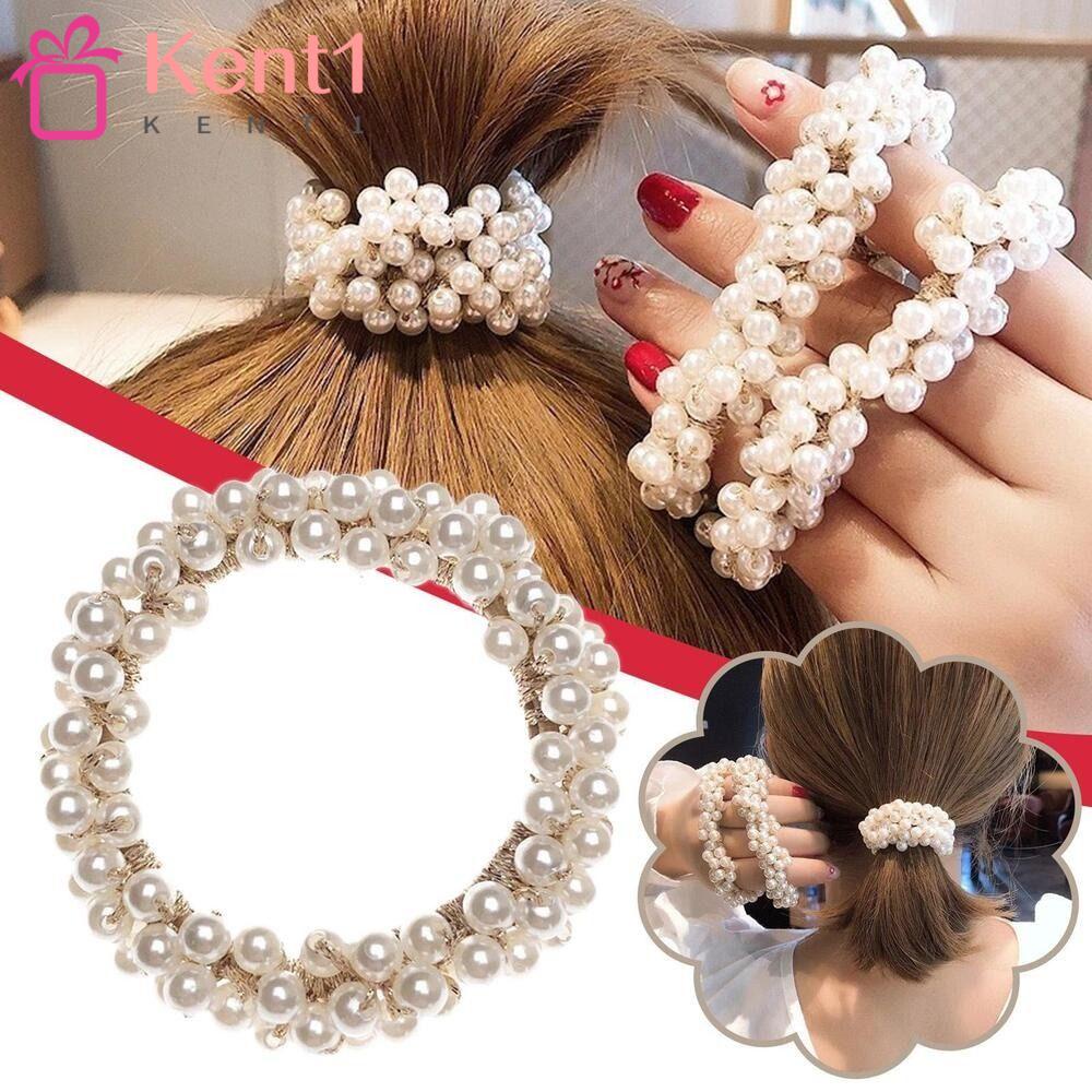 Bộ 5 Dây Cột Tóc Co Giãn Xinh Xắn Dành Cho Nữ
