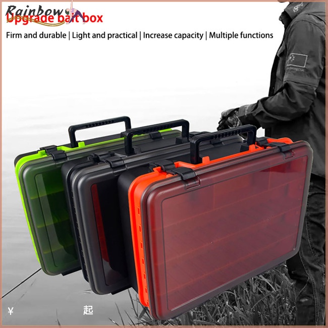 Hộp Đựng Phụ Kiện Câu Cá Hai Tầng Đa Năng Có Thể Điều Chỉnh