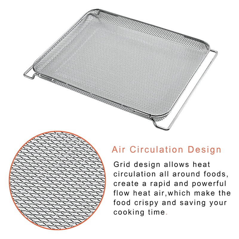 Rổ Chiên Không Khí Thay Thế Bằng Thép Không Gỉ Cho Lò Vi Sóng Ninja Foodi DT251 DT201