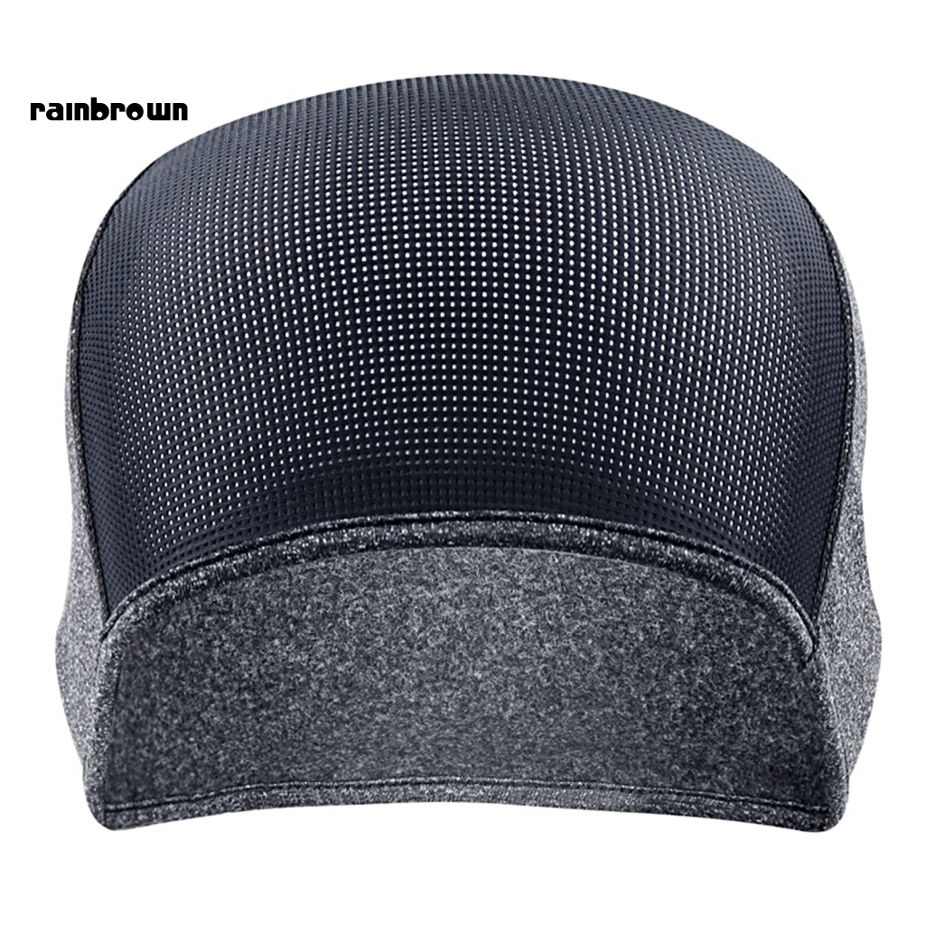 &lt; Rainbrown &gt; Mũ Bảo Hiểm Dày Dặn Phối Lưới Bảo Vệ Tai Đi Xe Đạp Thể Thao Ngoài Trời Unisex