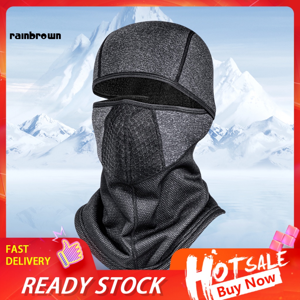 Khẩu Trang Che Phủ Mặt Chống Gió Màu Trơn Dành Cho Nam Nữ Đi Xe Máy Trượt Tuyết Đi Xe Đạp Câu Cá Ngoài Trời