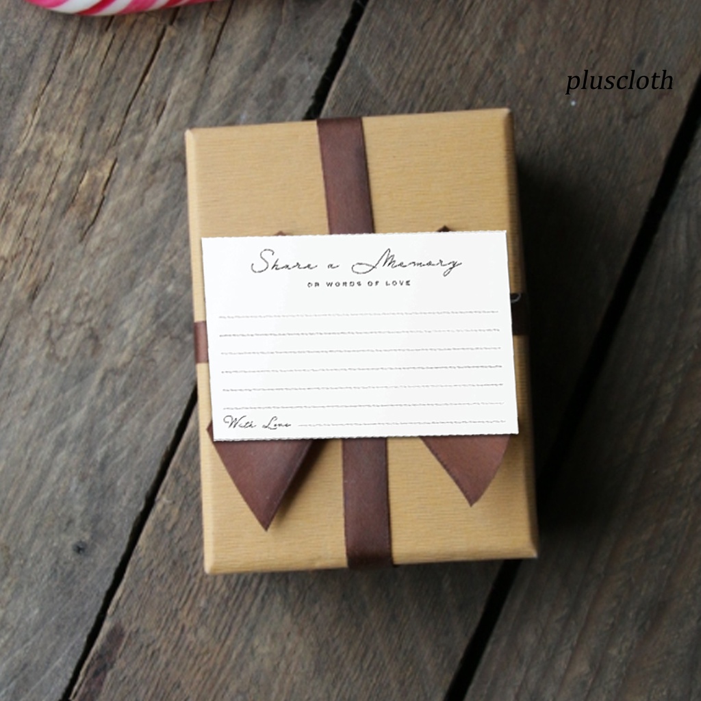 Set 50 Thẻ Thiệp Chúc Mừng Lễ Hội In Chữ Không Gian Lãng Mạn