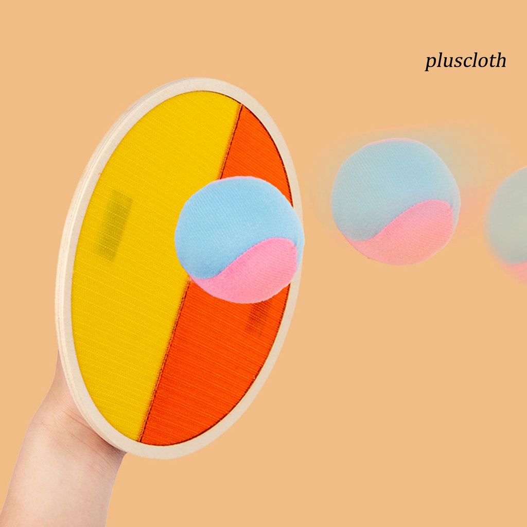 1 Bộ Đồ Chơi Bắt Bóng Dính Mềm Nhỏ Gọn Họa Tiết Hoạt Hình Vui Nhộn Cho Bé