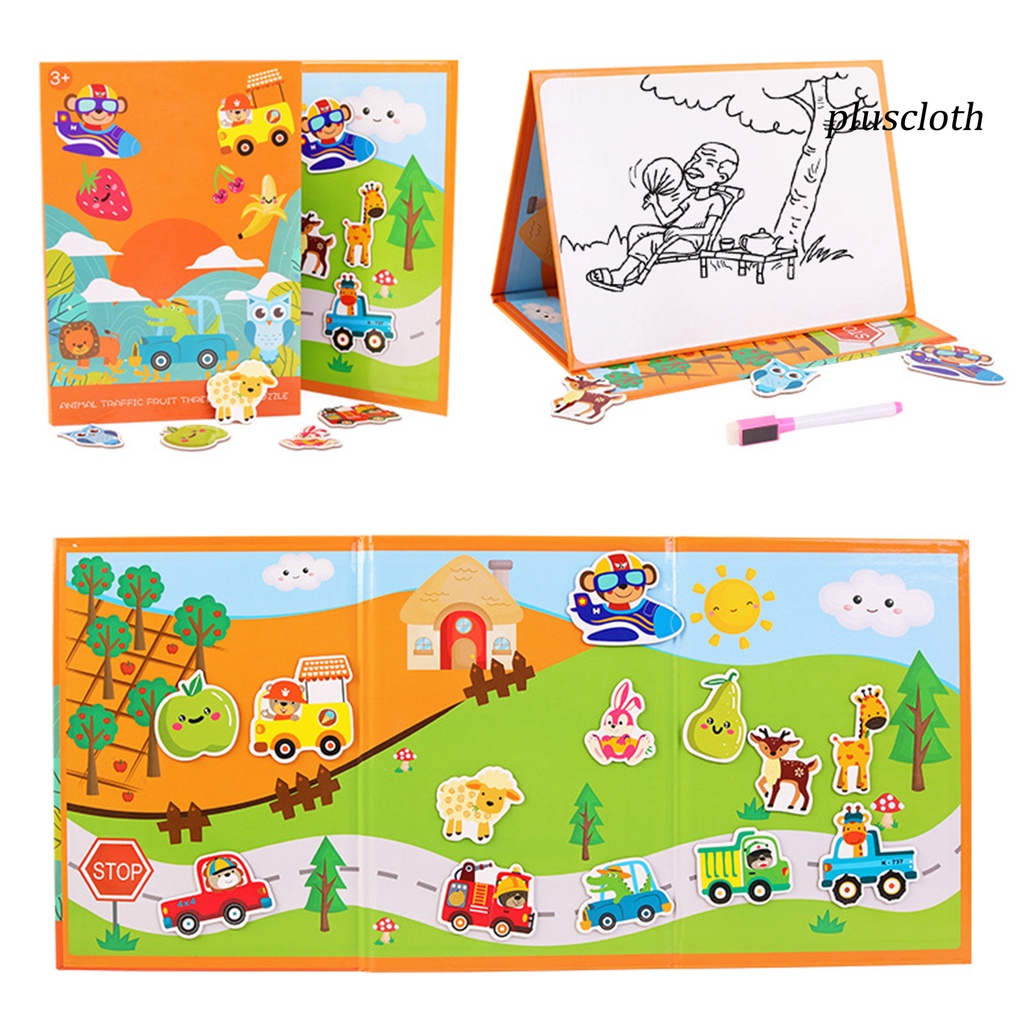 1 Bộ Đồ Chơi Xếp Hình 3D Màu Sáng Họa Tiết Hoạt Hình Dành Cho Ba Mẹ Và Bé