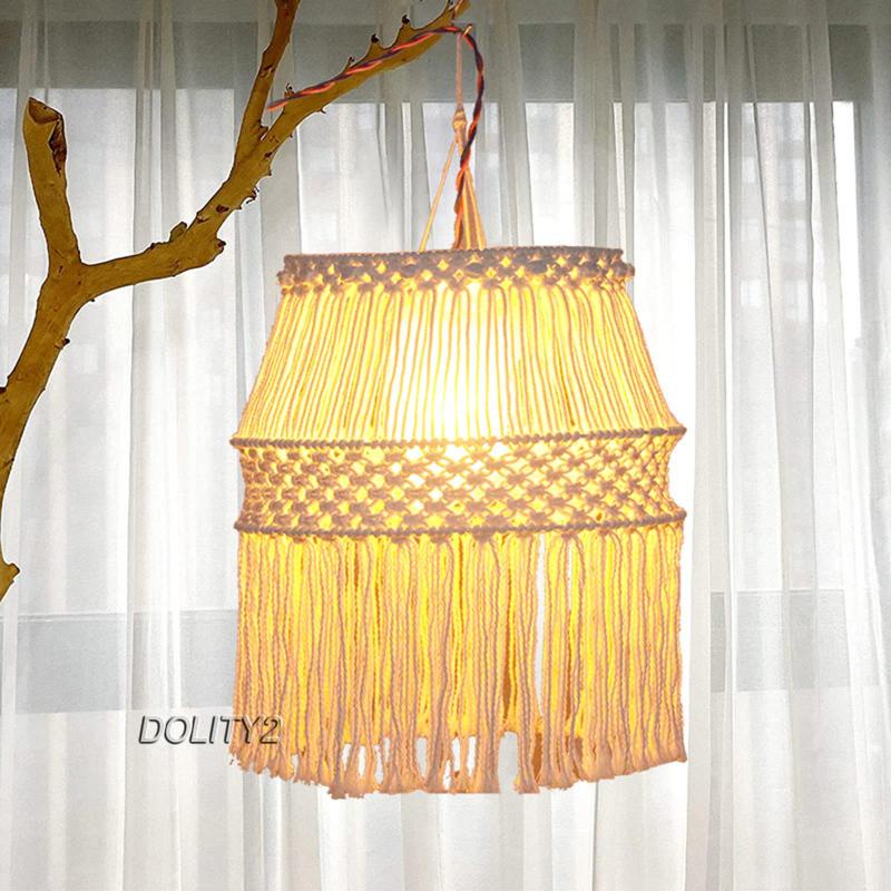 Vỏ Bọc Bóng Đèn Macrame Phong Cách Bohemian Độc Đáo Trang Trí Nhà Cửa / Tiệc Cưới