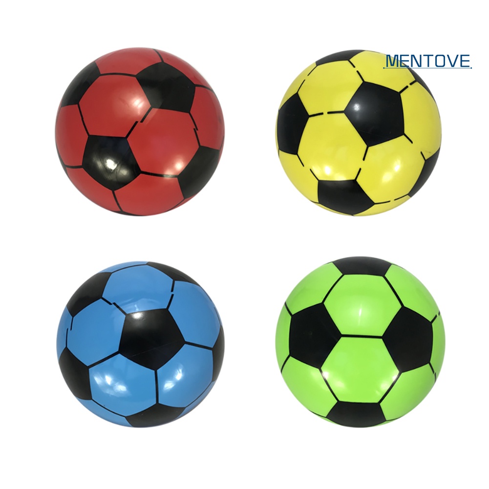 Bóng Đá Bơm Hơi Bằng PVC Dày Dặn Giáo Dục Cho Bé