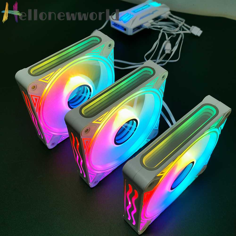 Quạt Tản Nhiệt Cho Máy Tính DM1 5V 3PIN ARGB 12V 4PIN PWM 120mm