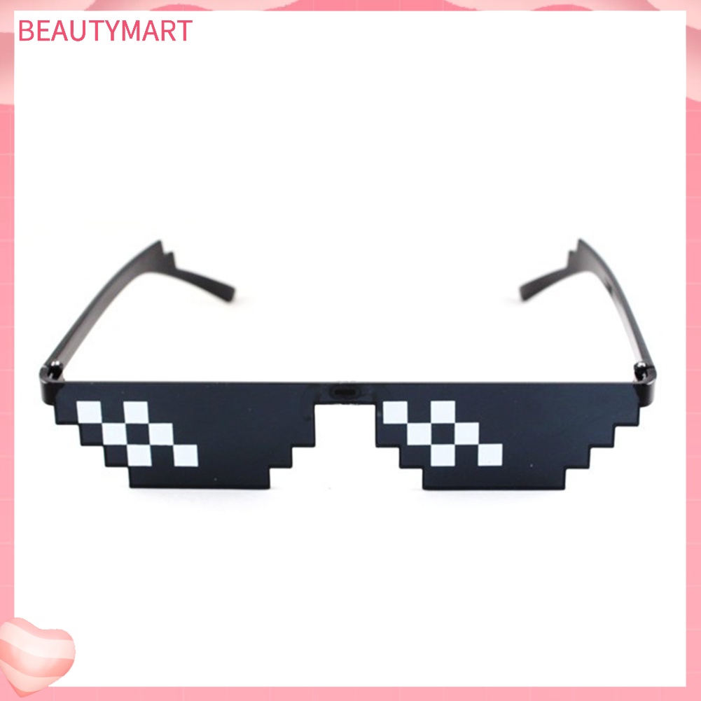 [beautymart] Kính Mát Thời Trang Thug Life Pixelated Dùng Làm Đạo Cụ Chụp Ảnh Tiệc Tùng