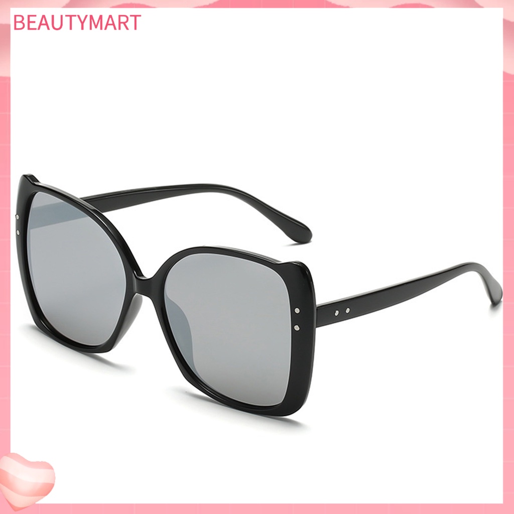 Kính Mát Chống Nắng Không Gọng Trong Suốt Phong Cách Hip Hop Cổ Điển Cho Nữ