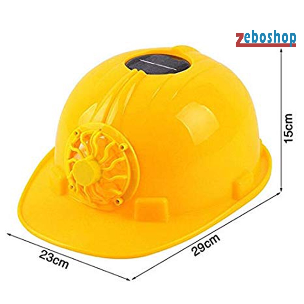 Mũ Bảo Hiểm Có Quạt Sử Dụng Năng Lượng Mặt Trời Bảo Vệ An Toàn