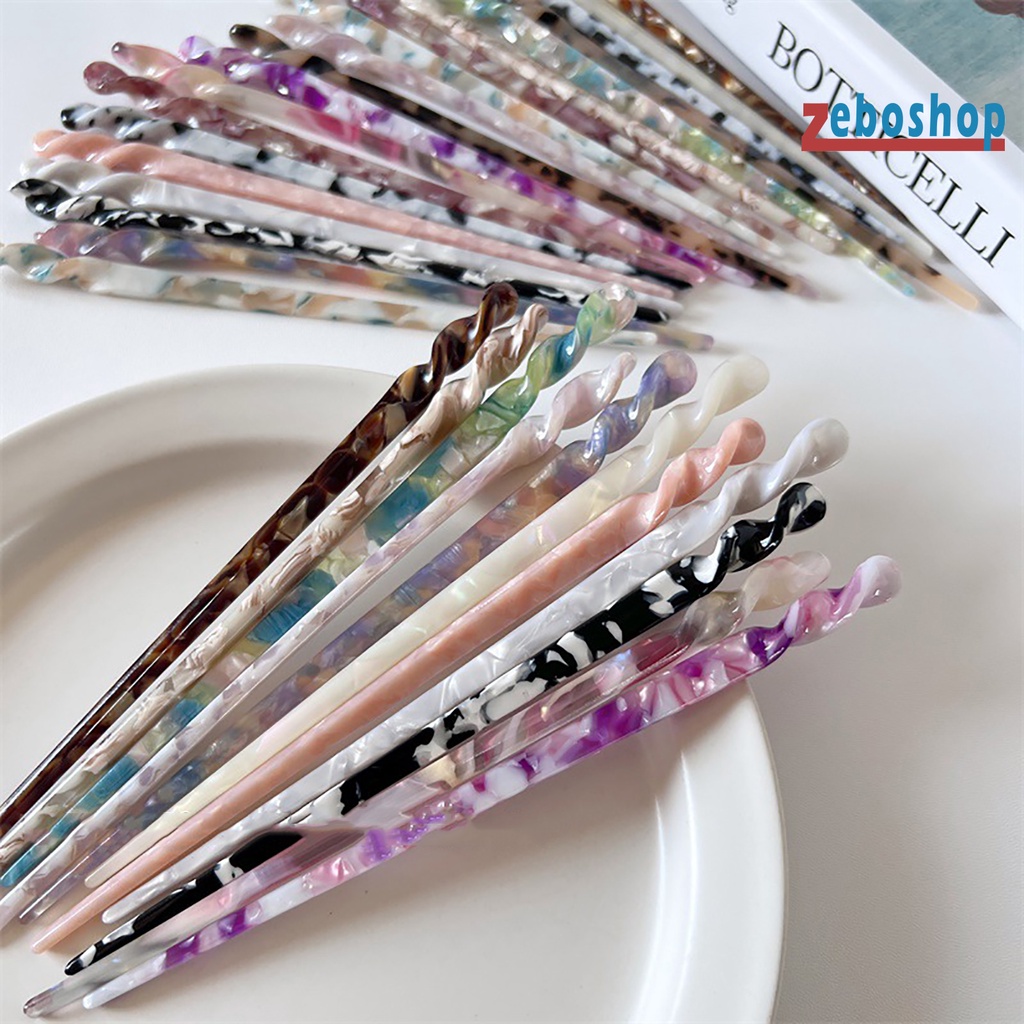 Trâm Cài Tóc Hình Xoắn Ốc Phong Cách Trung Hoa Cổ Điển Tinh Tế