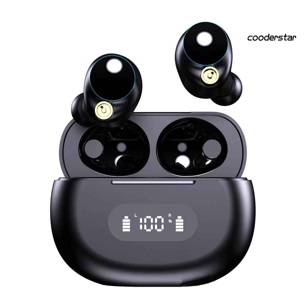 1 Bộ Tai Nghe Không Dây Bluetooth 5.2 Màn Hình LED Cảm Ứng Vân Tay Giảm Tiếng Ồn