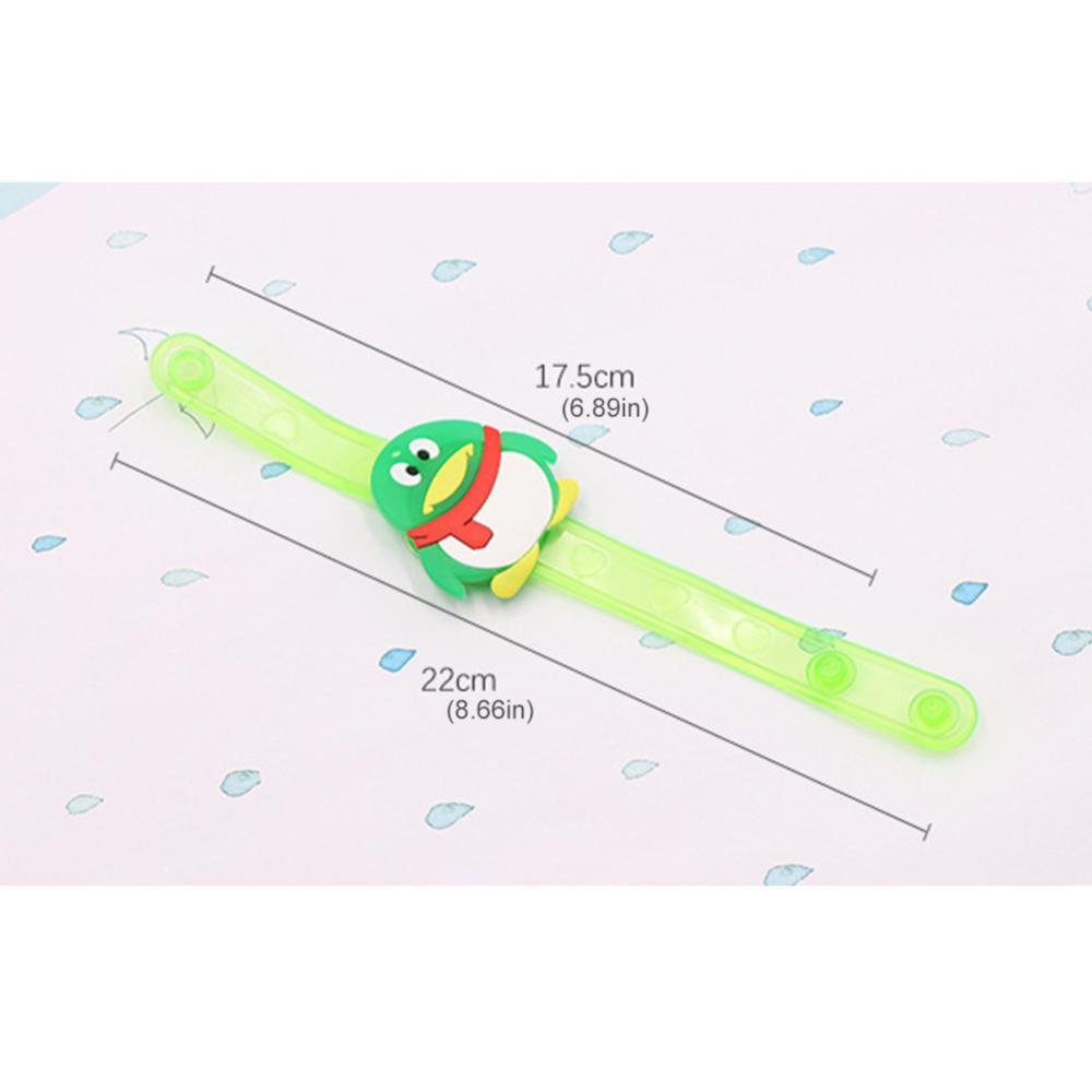 Đồng Hồ Đeo Tay A1I5 Có Đèn Led Phát Sáng Trong Suốt Họa Tiết Hoạt Hình Dễ Thương