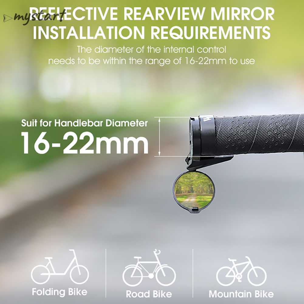 Gương Chiếu Hậu Lồi Cho Xe Đạp Leo Núi