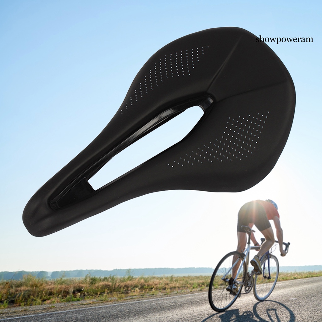 Yên Xe Đạp Bằng Da Sợi Tổng Hợp Thoáng Khí Chống Sốc