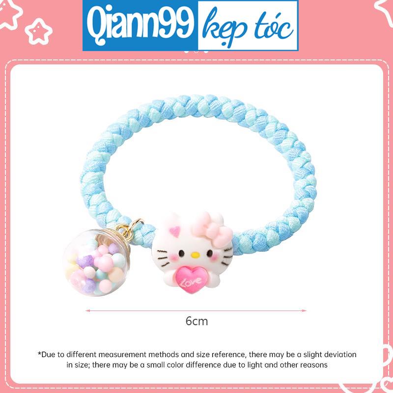 ❤️Dây buộc tóc Sanrio, buộc tóc Kuromi, Dây cột tóc Scrunchies, Dây buộc tóc dễ thương phong cách hàn quốc