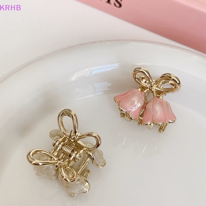 Kẹp Tóc Càng Cua Đính Hoa Mini Thời Trang Cho Nữ Mới