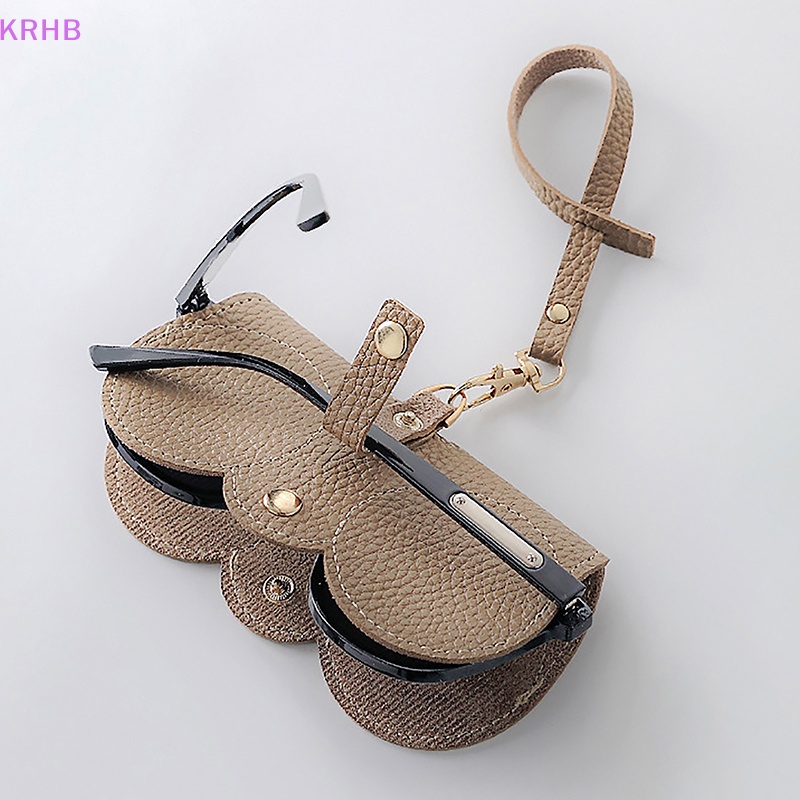 Túi Da PU Đựng Mắt Kính Đọc Sách Phong Cách Retro Mới