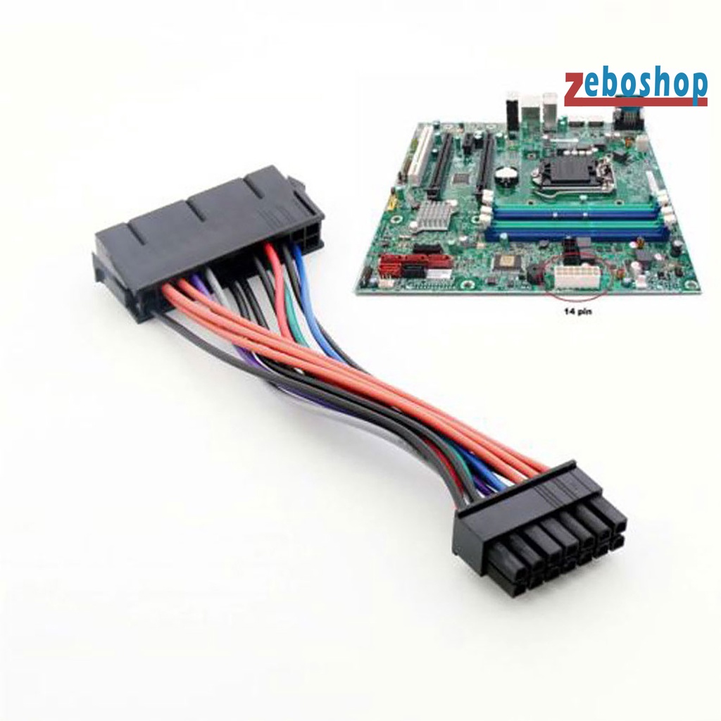 Dây Cáp Nguồn Mở Rộng 24 Pin Sang 14 Pin Cho Máy Tính Lenovo M92P / M93P / H530 / Q77 / B75 / A75 / Q75