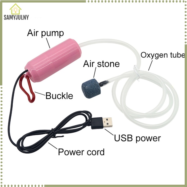 Máy Bơm Oxy Tiết Kiệm Năng Lượng Cổng Sạc Usb Cho Bể Cá