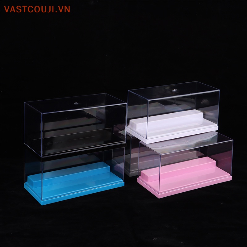 Hộp Trưng Bày Mô Hình VASTJI 2 Tầng Màu Trong Suốt DIY