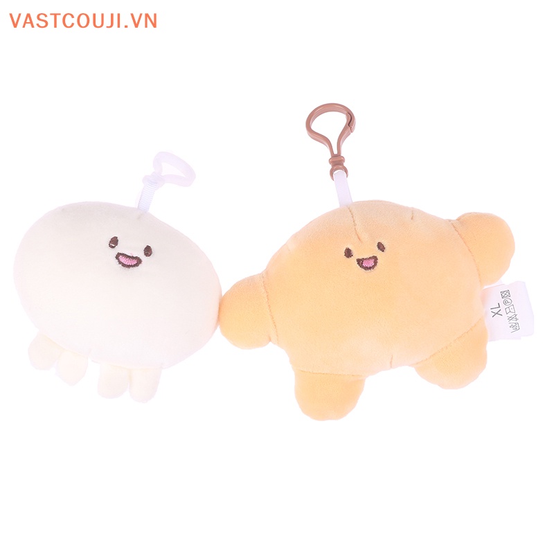 Móc Khóa Hình Bạch Tuộc Nhồi Bông Đáng Yêu