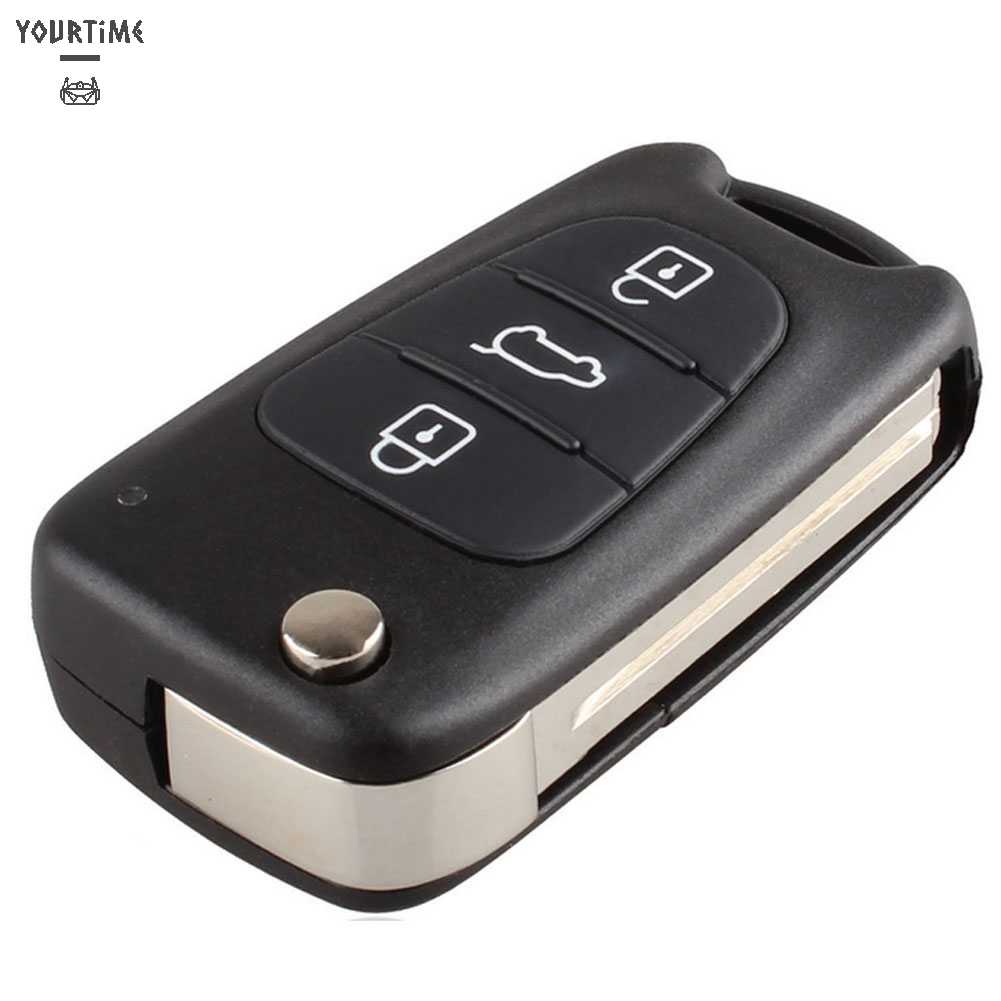 Vỏ Chìa Khóa 3 Nút Bấm Thay Thế Cho KIA K2 K5 HYUNDAI KIA