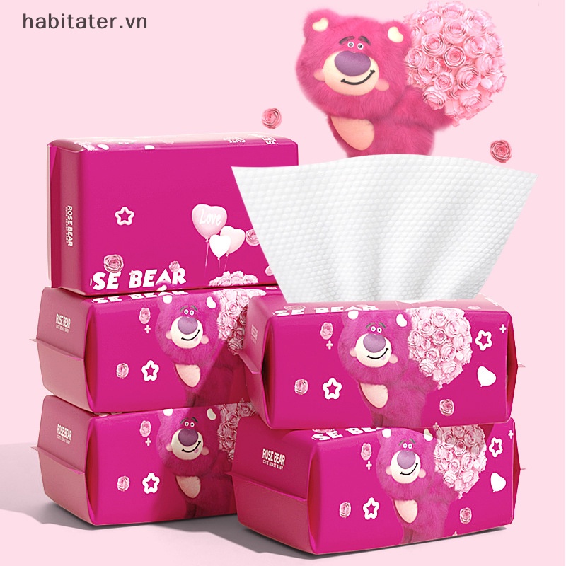 Bộ 100 Khăn Mặt Dùng Một Lần Chất Liệu Cotton Không Dệt