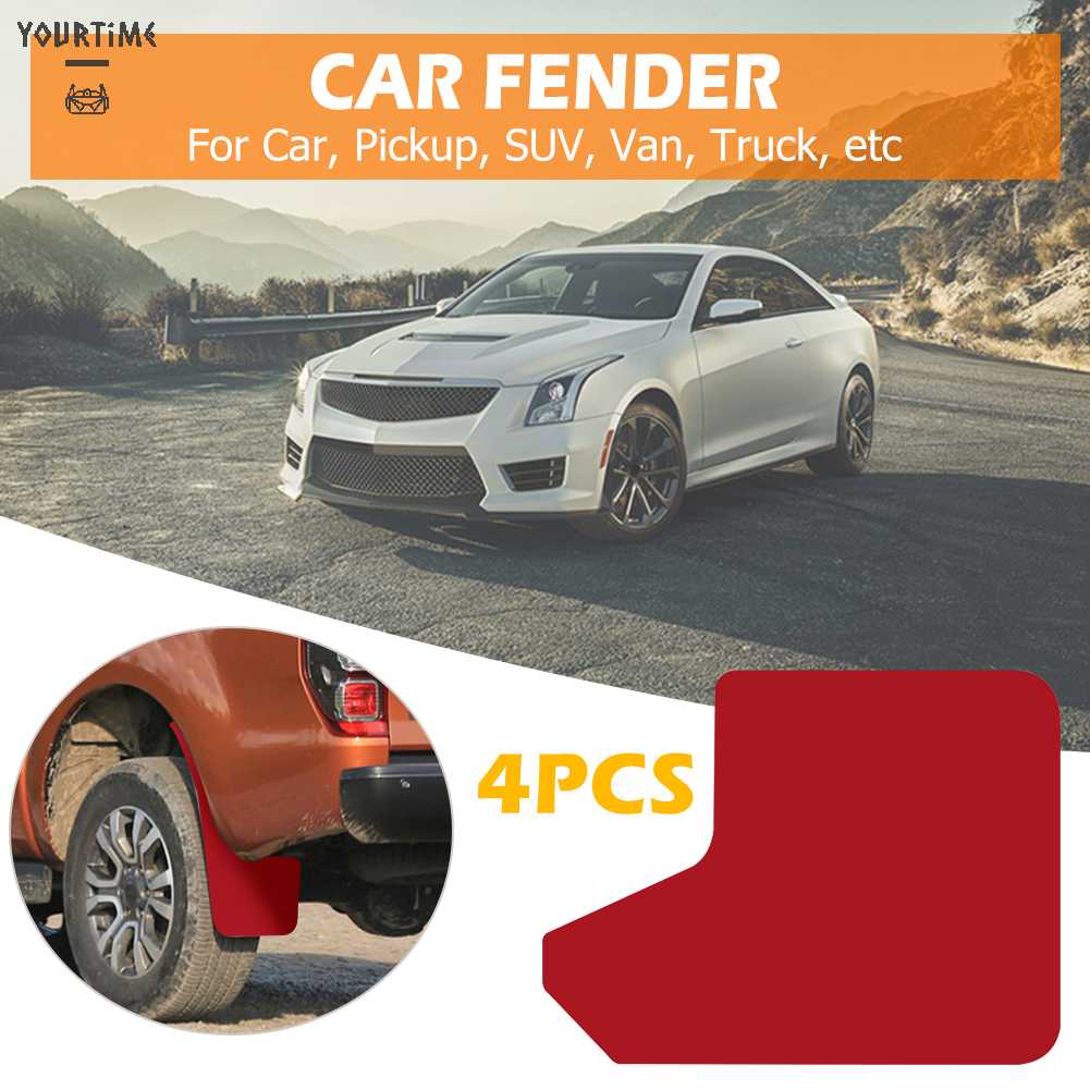 FENDER Set 4 Tấm Chắn Bùn Chuyên Dụng Cho Xe Hơi