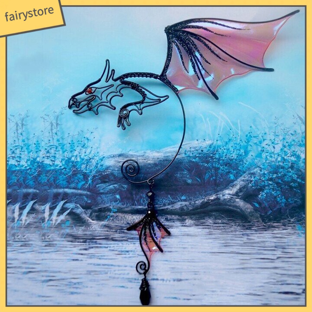 1 Khuyên Đeo Tai Bắt Mắt Hình Động Vật Bằng Kim Loại Tinh Tế Dễ Đeo Cho Nữ