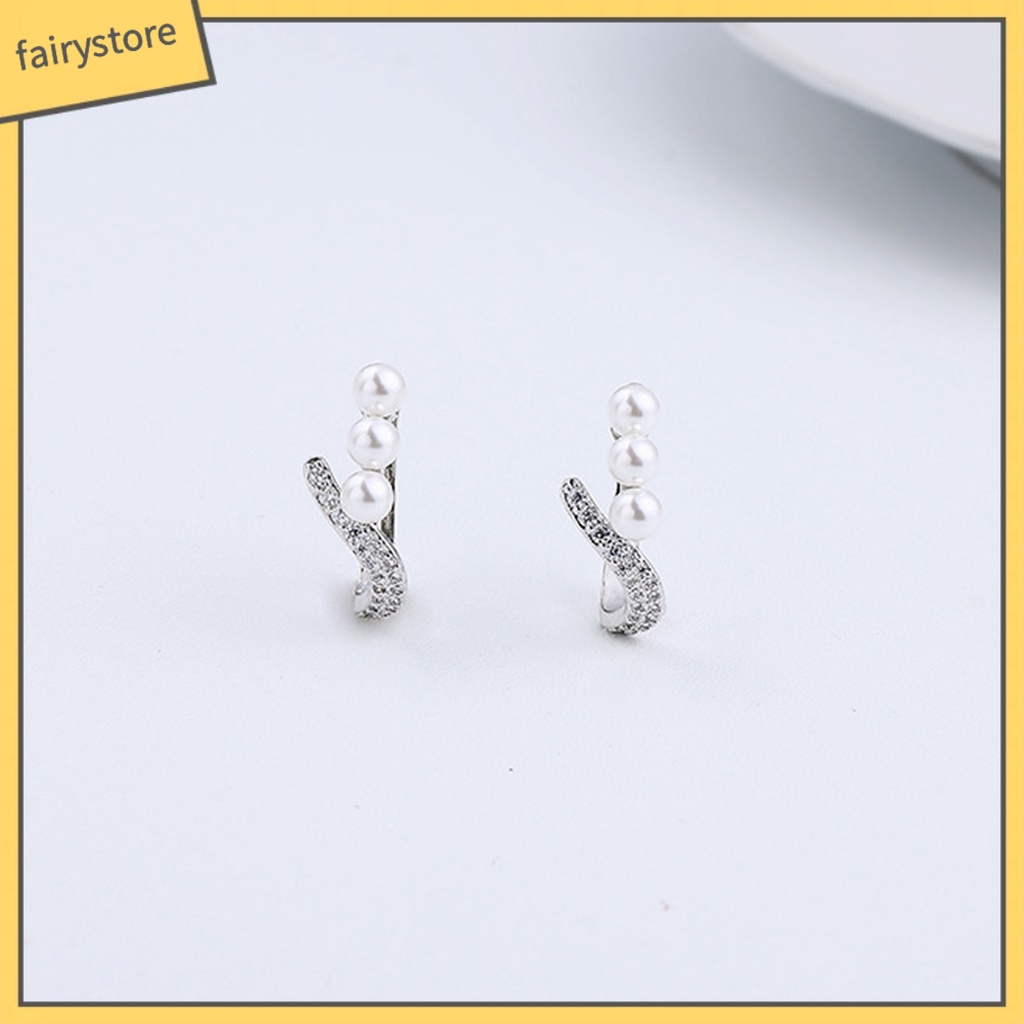 [FRO] 1 Khuyên Tai Dạng Kẹp Thanh Lịch Dễ Phối Đồ Quyến Rũ Tinh Tế Quyến Rũ