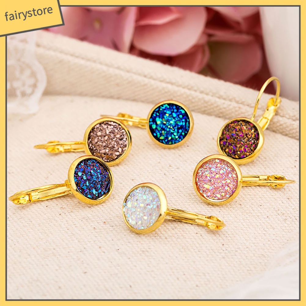 Bông Tai Đính Đá Lấp Lánh Sang Trọng Dành Cho Nữ